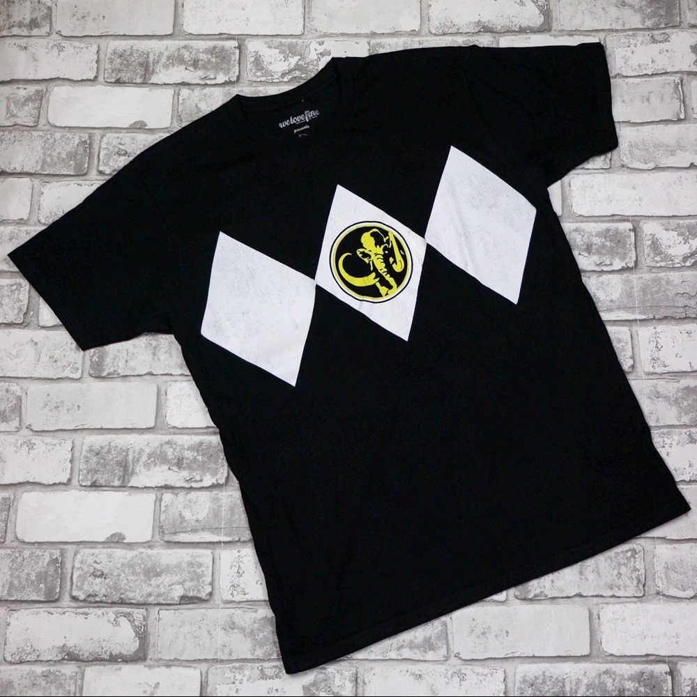 Mighty Morphin Power Rangers Black Ranger Cosplay T-Shirt